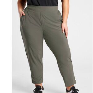 Athleta Women's Brooklyn Ankle Pants Plus Size Olive Color Size 22